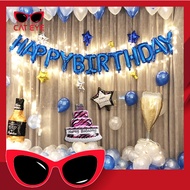 5508 Happy Birthday Balloon Set Birthday Balloon/s Party Balloon/s Happy Birthday Letter Balloon Pac