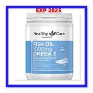 Healthy Care Australia Fish Oil 1000mg Omega 3 Isi 400 Capsules Kapsul / Minyak Ikan Healthy Care / 