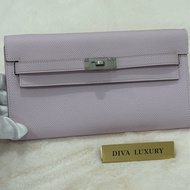 HERMES Kelly to go 粉紫色 全新