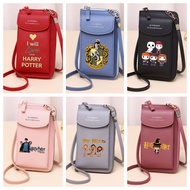 Anime Harry Potter Crossbody Bag Sling Bag Student Mobile Phone Bag Shoulder Bag Long Wallet