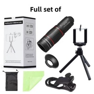 ♞,♘APEXEL Universal 18x25 Monocular Zoom HD Optical Cell Phone Lens Observing Survey 18X Telephoto