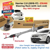 Harrier 2.0 (2015-2017) Steering Rack ZSU60 ( Optional : Tie Rod End ) 45510-42140 TOYOTA