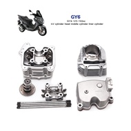 GY6 Four Valve Cylinder Head Assembly For Kymco GP125 150 Modified 4V Cylinder Head Middle Cylinder