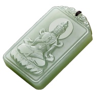 【Natural Jade Elegance】 Lotus Design Pendant Necklace Jade Pendant/Lotus Pendant/Necklace