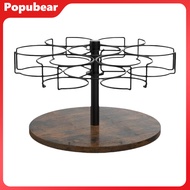 40 Oz Tumbler Cup Holder Organizer with Rotatable Design 6-Ring Cup Rack for Kitchen Storage And Dec