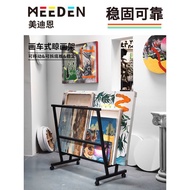 MEEDEN Italian-Style Iron Art Oil Painting Rack - Artist Storage Drying Rack, Movable Display Stand,