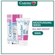 CERADAN MOISTURISING WASH 30ML | Alleviate Itchiness & Dryness