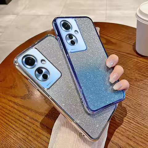 For Oppo Reno11 F Case OPPO F25 Pro Phone Case oppo Reno11F CPH2603 Luxury Electroplated Glitter Sof