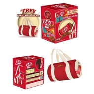 NEW! KitKat 2 x Packs Kitkat Size Mini (8pcs/pack) FREE KITKAT Duffle Bag Kitkat Free Beg Sandang Li