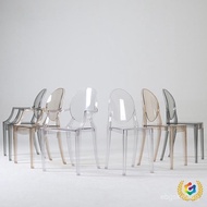 Modern Fashion Ghost Chair ins Stackable Transparent Dining Chair Creative Acrylic Design Internet C