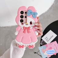 Cute Melody Silicone Case For Vivo Y17S Y50 Y30 Y30i Y19 V15 T1 Y75 Y55 Y76S Y74S S1 Y7S Y9S Y85 V9 
