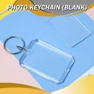 Key Chain DIY / Transparent Blank Insert Photo Picture Frame Keyring