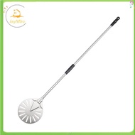 9 Inch Stainless Steel Pizza Turning Peel Pizza Oven Shovel with 56 Inch Alloy Handle