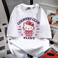 OOOK Official Sent From Thailand oversize T-Shirt Round Neck Printed Pattern Suitable For Both Men A