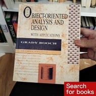 精 English books English books BJECT -ORIENTED ANALYSIS AND DESIGN Second-hand Second-hand