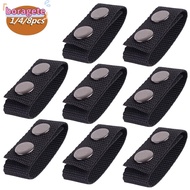 BORAGETE 1/4/8Pcs Belt Keeper  Double Snaps Sports Heavy Duty