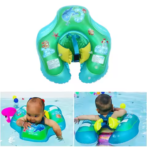 Swim Ring for Baby New Children's Party Circle Cartoon Inflatable Swimming Ring Kids Swimming Pool B