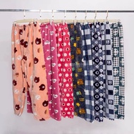 ✾Cod Gabusa Pranela Velvet Makapal Pajama For Adult Women Men Sleepwear Pants Freesize▼