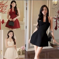 TiNi Fashion Shop TiNi Fashion Mesh Bow Strapless Party Dress