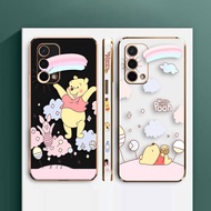 Cute Winnie Winnie The Pooh Piglet E-TPU Phone Case For OPPO A79 A75 A73 A54 A35 A31 A17 A16 A15 A12 A11 A9 A7 A5 AX5 F11 F9 F7 F5 R17 Realme C1 Find X3 Pro Plus S E K X