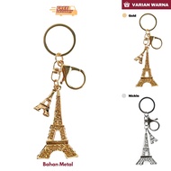 GANTUNGAN Eiffel Tower Keychain Paris France By France