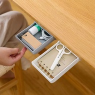 Mini Drawer Paste Under Desk Storage Under Table Drawer