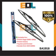 BOSCH Advantage wiper blade 19" and 18" (set) for Saga Iswara Land Cruiser & Civic SO4 1995 -BA1918