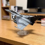 Pre-Assembled 1:72 Scale Rafale B Model Highly Detailed Diecast Fighter Jet Interchangeable Landing 