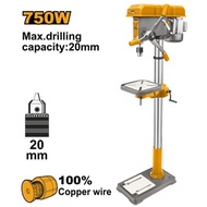 INGCO BENCH DRILL MACHINE 20MM CHUCK 750W MOTOR 1600 HEIGHT DP207505