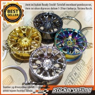 Motorsport KeyChain Sport Rim BBS TE37 Rays Enkei Oz Advan Honda Toyota Myvi Vip