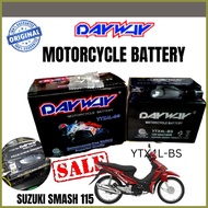 § ◭ DAYWAY MOTORCYCLE BATTERY FOR  SUZUKI SMASH 115 | YTX4L-BS MOTOR BATTERY | MAINTENANCE-FREE  |
