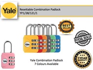 Yale YP1/28/121/1 Resettable Combination Padlock (7 Colours Available)