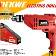 mesin bor Dekwe 10mm DK-6010 electric dril/bor kayu besi tembok 2arah