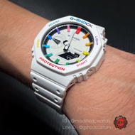 G-Shock Casioak Rainbow White Arctic