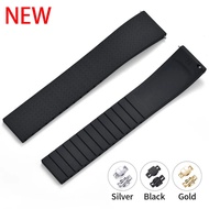 New Design CTS Fluororubber Watch Strap 18mm 19mm 20mm 22mm Quick Release Butterfly Buckle Watch Ban