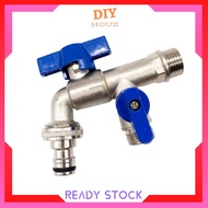 VAGO 1/2" HEAVY DUTY TWO WAY BRASS GARDEN BIB TAP~ WASHING MACHINE TAP