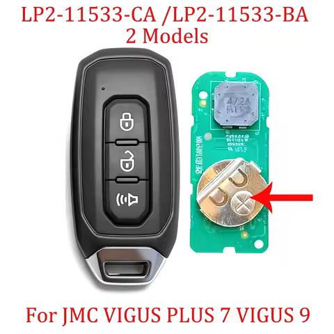 Baojiangda smart key fit for Original Car Intelligent Smart Remote Key For JMC VIGUS PLUS 7 VIGUS 9
