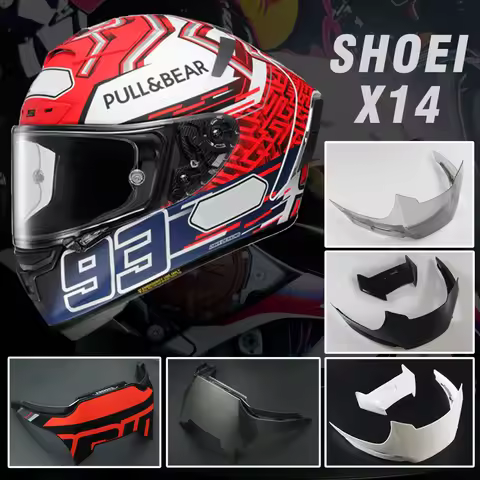 For SHOEI X14 X-14 X 14 Motorcycle Rear Decoration Helmet Spoiler Shell Helmet Ornament Retrofit Acc
