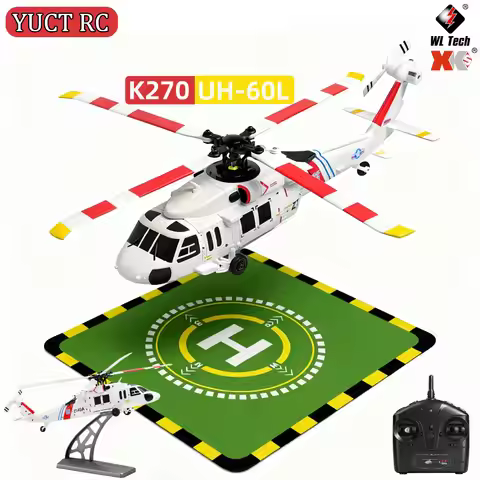 WLtoys K270 Black Hawk UH-60L Brushless Optical Flow Altitude Hold Version 4-CH 4-Blade Aileronless 