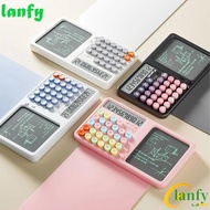 LANFY Function Calculators with Tablet, 12 Digits Large Display Calculator with Notepad, Erasable Ha