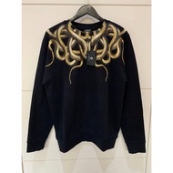 Marcelo Burlon Gold Medusa Sweatshirt Sweater Yellow Snake Original