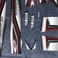 [HOT] BỘ TEM XE MÁY TEM RỜI TEM 3 LỚP XE YAMAHA SIRIUS RC EDITION BẠC ĐEN SỌC ĐỎ