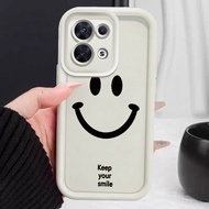 Case For OPPO Reno 8 5G Phone Keep Your Smile Silicone Soft Shell Shockproof