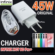 Infinix Charger 45 Watt Fast Charging Original Model U450XEA For Infinix Hot 60 Pro+ Charger Infinix