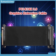 ✼ Romantic ✼  30cm PCI-E 16X Extension Cable Flexible PCI Express GPU Riser Connector Hot