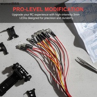 wumei888 10 LED Light For WPL D12 D42 1/10 RC Car Upgrade Parts Decoration Accessories Realistic Rem