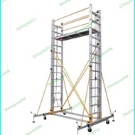 Krisbow Scaffolding Multifungsi Aluminium 6.85 Mtr 2 Tangga Ext Ladder