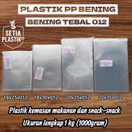 Clear pp plastic 012 size: 18x25 18x28 18x30 18x35 20x30 20x32 20x35 22x35 snack plastic etc.
