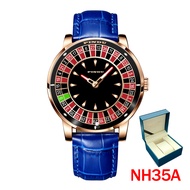 [TWOS] 2024 New Pindu the Jacob & Co. Casino NH35A Automatic Watch Men Stainless Steel WaterProof Me