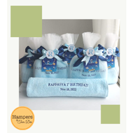 E Package - BABY HAMPERS Gift BABY Gift Souvenir Custom Aqiqah Box-Towel-Card